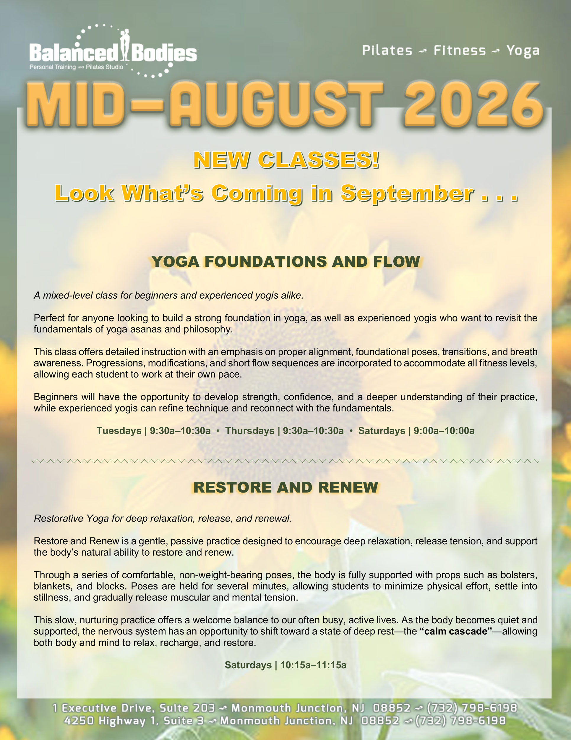 Augyst 2026 Newsletter 2
